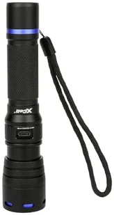 XCell Latarka L1000 ładowalna (dł. x szer. 151,5 x 35 mm, średnica 35 mm, waga 175 g, aluminium, 1000 lumenów, w zestawie akumulator litowo-jonowy, kabel USB C, pasek na rękę, nylonowa torba na pasek) - Latarki - miniaturka - grafika 1
