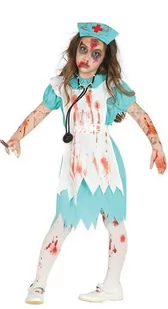 Guirca ekologicznego Zombie op pielęgniarka dzieci Halloween kostium dziecięcy krwi rozm. 98  146, 98/104 - Stroje karnawałowe - miniaturka - grafika 1