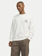 Bluzy męskie - Jack&Jones Bluza Mystic 12257735 Biały Relaxed Fit - miniaturka - grafika 1