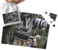 Puzzle - PUZZLE - WOJSKO CZOŁGI MILITARIA WZORY DLA CHŁOPCA 24el + WORECZEK - miniaturka - grafika 1