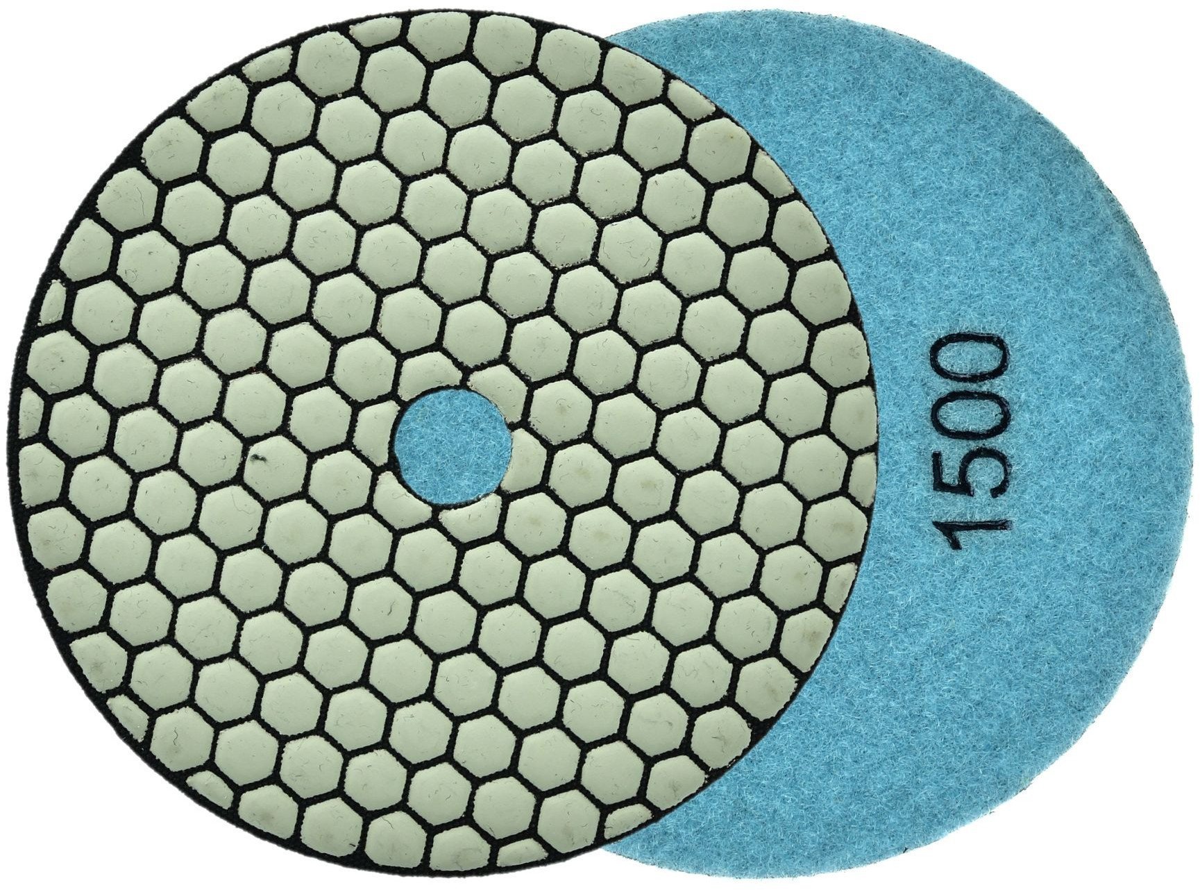 Geko Tarcza polerska do szlifowania gresu na sucho 125mm GR1500 25/250