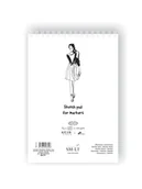 Notesy i bloczki - SM.LT MB 50TS bloku rysunkowego, A4, 100 GSM, biały MB-50TS - miniaturka - grafika 1