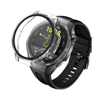 Etui + Szkło 2W1 do Huawei Watch GT 5 PRO 46mm przezroczyste - Akcesoria do smartwatchy - miniaturka - grafika 1