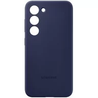 Etui i futerały do telefonów - Samsung Etui Silicone Cover do Galaxy S23+ EF-PS916TNEGWW Granatowy - miniaturka - grafika 1