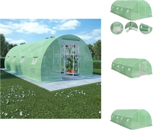 vidaXL Szklarnia 18m² 600x300x200 cm - Szklarnie - Szklarnie ogrodowe vidaXL Szklarnia 18m² 600x300x200 cm - Szklarnie - Szklarnie ogrodowe - miniaturka - grafika 1