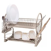 Suszarki do naczyń - SUSZARKA DWUPOZIOMOWA DO NACZYŃ Z OCIEKACZEM I TACĄ 4029 - miniaturka - grafika 1