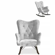 Fotele - Fotel uszak skandynawski Luna bujany Family Meble - miniaturka - grafika 1