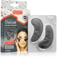 Maseczki do twarzy - Beauty Formulas Oczyszczające płatki pod oczy z aktywnym węglem - miniaturka - grafika 1