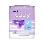Higiena osób starszych i niepełnosprawnych - Seni Wkładki urologiczne dla kobiet Seni Lady Normal 10.5x28cm 30 szt. |   SE-095-NO30-2PL - miniaturka - grafika 1