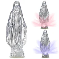 Figurki dekoracyjne - ŚWIECĄCA FIGURKA MARYI MATKI BOSKIEJ 15CM LED RGB - miniaturka - grafika 1