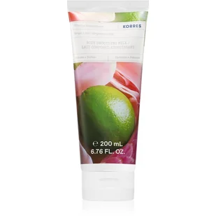 Korres GINGER LIME wygładzające mleczko do ciała, 200 ml - Balsamy i kremy do ciała - miniaturka - grafika 1