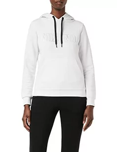 Mizuno Damska bluza z kapturem Mizuno, biała, S - Bluzy damskie - miniaturka - grafika 1