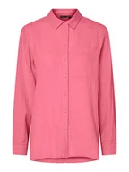 Bluzki damskie - Pieces Bluzka "Sastina" w kolorze jasnoróżowym - miniaturka - grafika 1