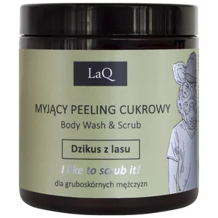 LAQ Myjący Peeling, Pasta Szlifierska, Dzikus z Lasu, Laq, 200ml - Żele pod prysznic dla mężczyzn - miniaturka - grafika 2