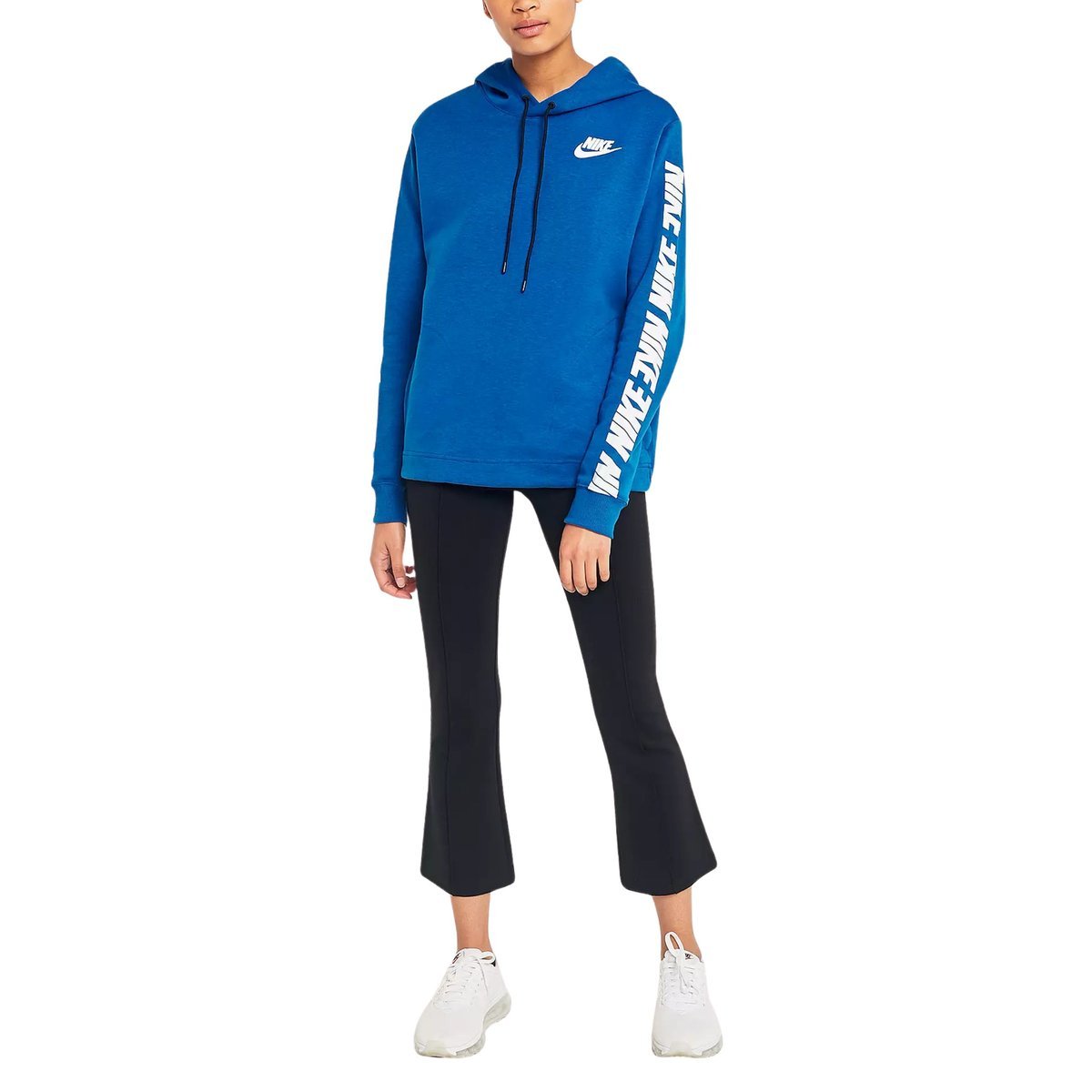 Damska Bluza Z Kapturem Niebieska Nike Xs