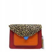 Torebki damskie - Torebka damska skóra naturalna obrotowa klapka 4w1 unikatowa eko OLIVKA - miniaturka - grafika 1