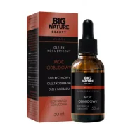 Kosmetyki do stylizacji włosów - Big Nature Olejek do włosów regeneracja Moc Odbudowy (olej z kozieradki, baobabu, rycynowy) 50 ml - miniaturka - grafika 1