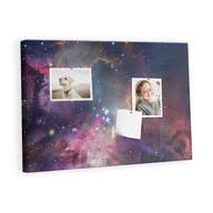 Tablice i flipcharty - Kolorowy Organizer - Tablica Korkowa z Pinezkami - Galaktyka świat 60x40 cm - miniaturka - grafika 1