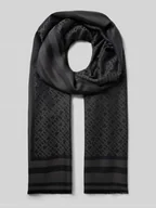 Apaszki i szaliki damskie - Szal ze wzorem z logo - miniaturka - grafika 1