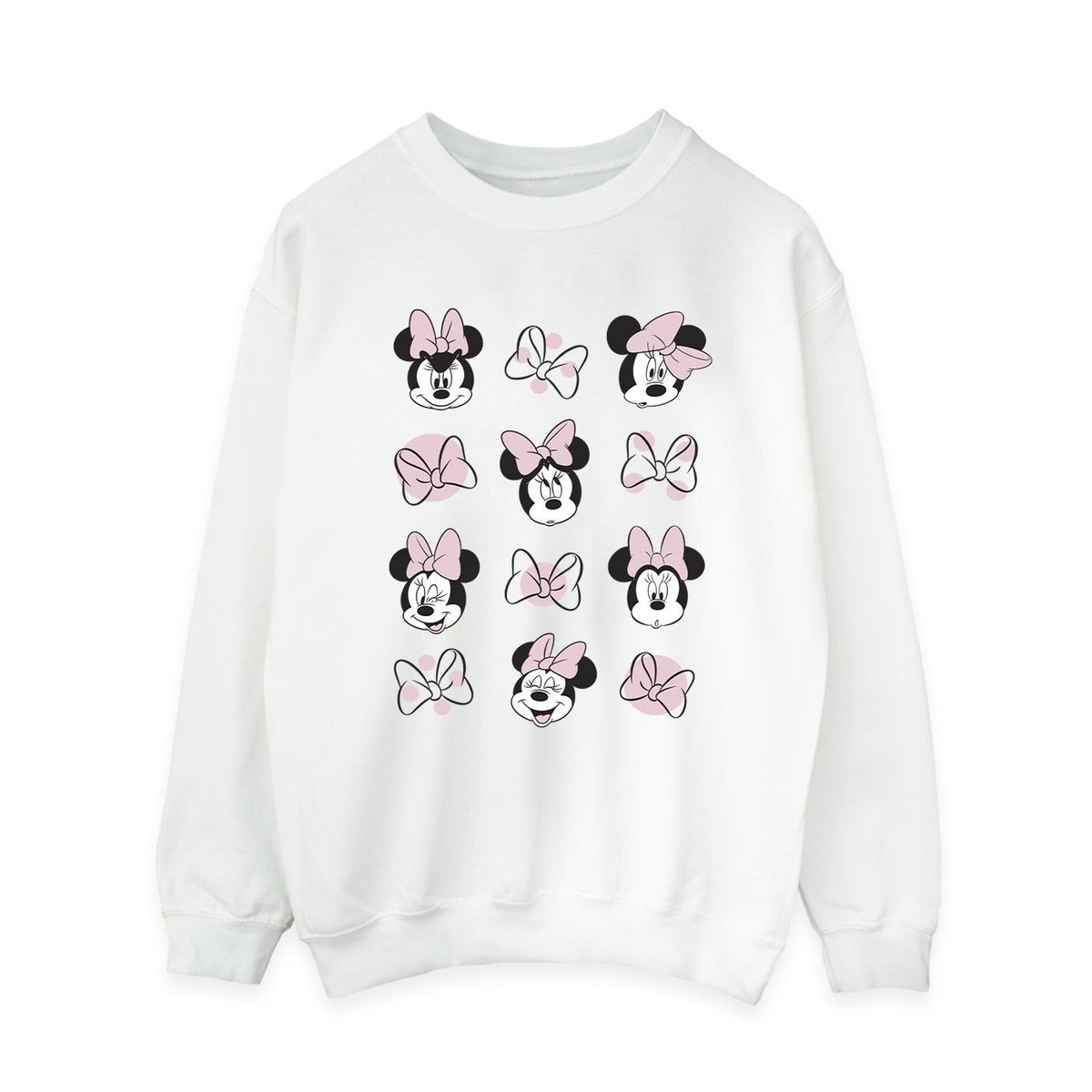Disney Bluza Damska / Damska Minnie Mouse Multiple (M / Ciepły Biały)