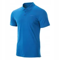 Koszulki męskie - Koszulka Męska Polo Romso niebieska - Elegancja i Wygoda od Hi-Tec XL - miniaturka - grafika 1