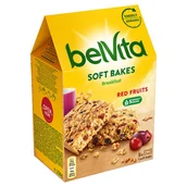 Ciastka - Belvita ciastka zbożowe z żurawiną rodzynkami 250g - miniaturka - grafika 1