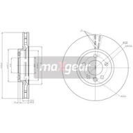 Tarcze hamulcowe - MAXGEAR Tarcza hamulcowa 19-3221 - miniaturka - grafika 1