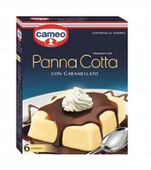 Dodatki do ciast w proszku - Panna Cotta deser Cameo Carmellato z karmelem baza do przygotowania deseru - miniaturka - grafika 1