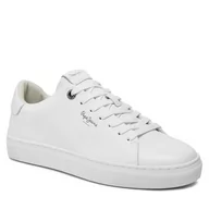 Półbuty męskie - Sneakersy Pepe Jeans Camden Basic M PMS00007 White 800 - miniaturka - grafika 1