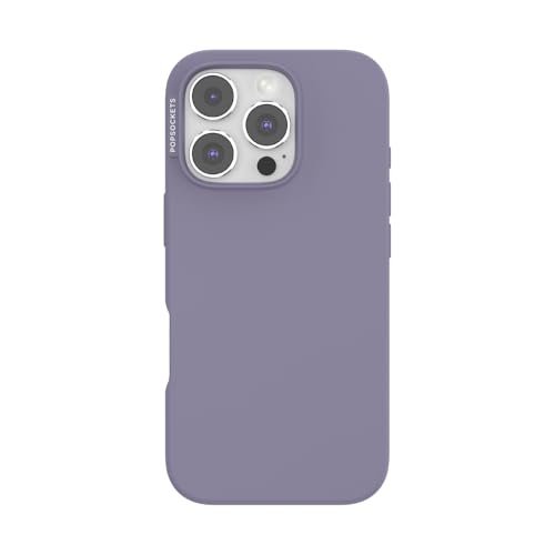 PopSockets Etui na iPhone'a 16 Pro kompatybilne z MagSafe, etui na telefon iPhone 16 Pro, kompatybilne z bezprzewodowym ładowaniem – zmierzch