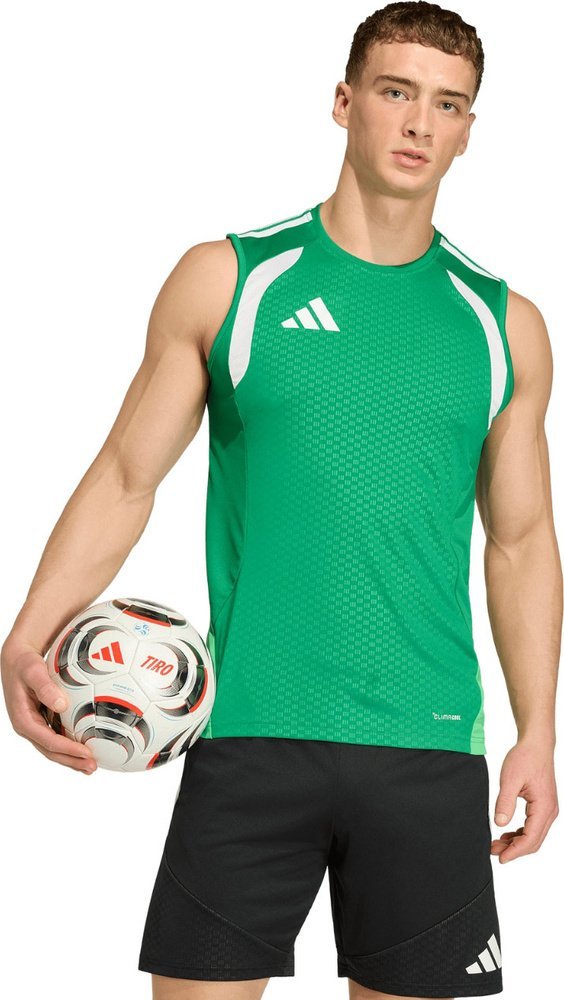 Adidas Koszulka męska adidas Tiro 26 Competition Sleeveless Jersey zielona KA7612 XL
