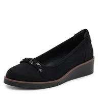 Baleriny - Baleriny Clara Barson WYL3395-7 Czarny - miniaturka - grafika 1