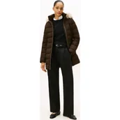 Kurtki damskie - Tommy Hilfiger Puchowa kurtka | Slim Fit - miniaturka - grafika 1