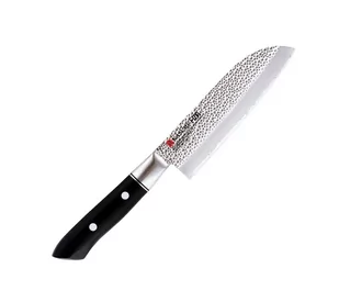 Kasumi Nóż Santoku Ze Stali Nierdzewnej Młotkowany Czarny 13 Cm - Noże kuchenne - miniaturka - grafika 1