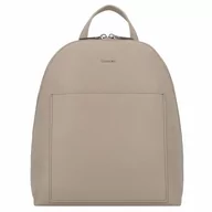 Plecaki - Calvin Klein CK Must Plecak miejski 29.5 cm silver mink - miniaturka - grafika 1