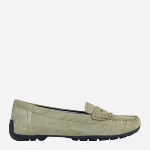 Mokasyny damskie zamszowe Geox D35RCA00021-C3012 37 24 cm Pistachio (8056206112926). Mokasyny damskie - Mokasyny damskie - miniaturka - grafika 1