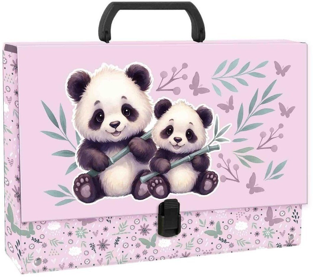 Derform Teczka z rączką gruba Panda 11 DERFORM