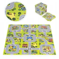 Puzzle - MATA PIANKOWA DUŻE PUZZLE PIANKOWE 21 EL EVA MIASTO - miniaturka - grafika 1