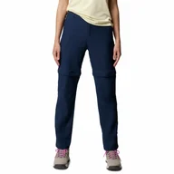 Spodnie sportowe damskie - Damskie spodnie z odpinanymi nogawkami Columbia Leslie Falls Convertible Pant collegiate navy - 10 - miniaturka - grafika 1