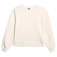 Bluzy sportowe damskie - Bluza damska 4F Sweatshirt F1888 Rozmiar: XS / Kolor: beżowy - miniaturka - grafika 1