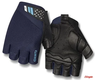 Rękawiczki Męskie Giro Monaco Ii Gel Krótki Palec Midnight Blue Iceberg Red - Rękawiczki rowerowe - miniaturka - grafika 1