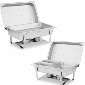 Inne urządzenia gastronomiczne - Podgrzewacze do potraw - 2 szt. - 2 x 8 l - z pojemnikami GN - Royal Catering RCCD_RT20_2X9L - miniaturka - grafika 1