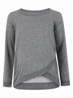 Bluzy damskie - Damska bluza dresowa do karmienia szara Bellybutton Maternity, r.XL - miniaturka - grafika 1