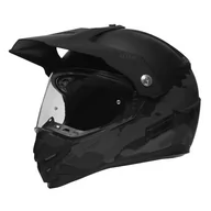 Kaski motocyklowe - IMX RACING MXT-01 Offroad kask motocyklowy, 2 rozmiary skorupy i 3 rozmiary EPS, szkło z filtrem UV i osłoną przeciwsłoneczną, wyjmowana wyściółka wewnętrzna - miniaturka - grafika 1