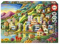 Puzzle - Educa, Puzzle, Miejskie nabrzeże, 500 el. - miniaturka - grafika 1