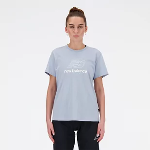Koszulka damska New Balance WT41816LAY  niebieska - Koszulki i topy damskie - miniaturka - grafika 1