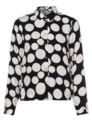 Koszule damskie - Emily van den Bergh - Bluzka damska, niebieski|biały|wielokolorowy - miniaturka - grafika 1