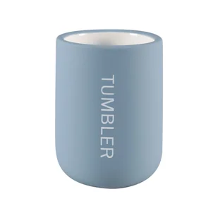 Kubek na szczoteczki do zębów Soft blue niebieski mat Sensea - Akcesoria łazienkowe - miniaturka - grafika 1