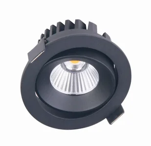 Maxlight Oprawa podtynkowa Cyklop Led 12W 3000K IP65 czarny - Lampy sufitowe - miniaturka - grafika 1