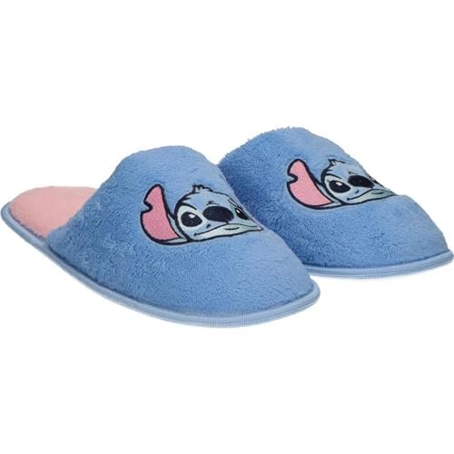 CERDÁ LIFE'S LITTLE MOMENTS Oficjalnie licencjonowane kapcie domowe Wygodne, miękkie i antypoślizgowe kapcie Stitch, Ścieg, 36/37 EU